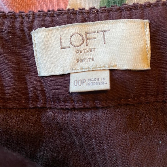 Maroon corduroy skirt - Picture 3 of 4